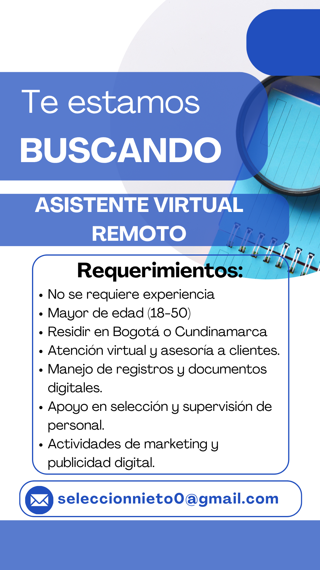 Gran oportunidad Asesores Comerciales