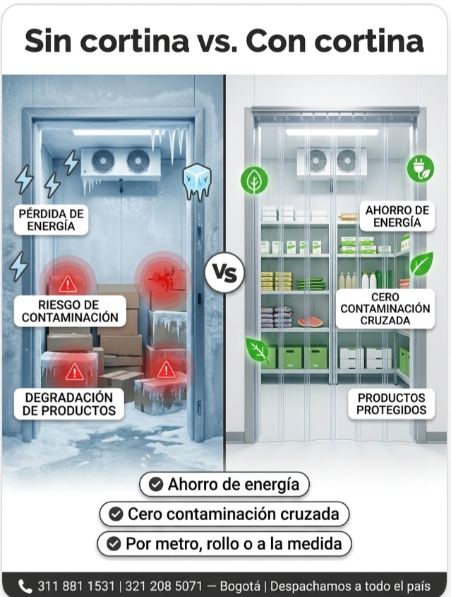cortinas para cuartos frios