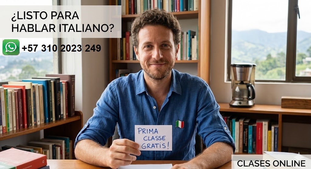 Aprende Italiano Real con Profesor Nativo.
