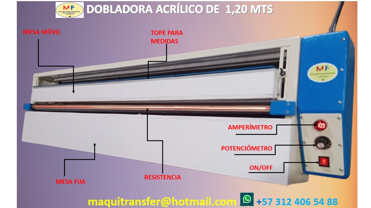 TERMO-DOBLADORA PARA ACRILICOS 2
