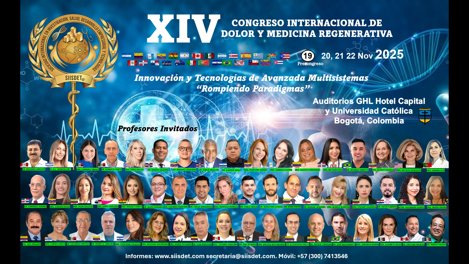 XIV Congreso Int. de Dolor y Medicina Regenerativa
